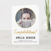 Gefeliciteerd Afstuderen 2 Foto Afstuderen Kaart (Voorkant)