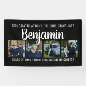 Gefeliciteerd Afstuderen 4 de Partij van de Naam v Spandoek (Horizontaal)