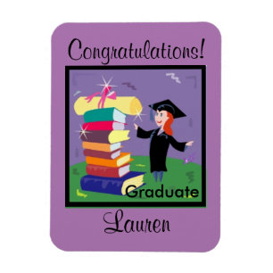 Gefeliciteerd Afstuderen! Aangepast flexibel magne Magneet