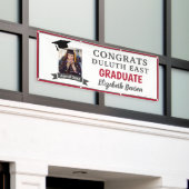 Gefeliciteerd Afstuderen aangepaste banner grijs r (Buitenkant Gebouw)