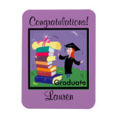 Gefeliciteerd Afstuderen! Aangepaste flexibele mag Magneet (Verticaal)