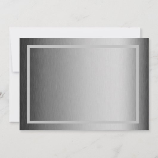 Gefeliciteerd Afstuderen Aangepaste foto grijs Afs Aankondiging (Achterkant)