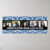 Gefeliciteerd Afstuderen aangepaste fotobanner Poster (Voorkant)