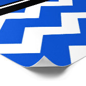 Gefeliciteerd Afstuderen Aangepaste naam banner bl Poster (Hoek)