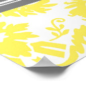 Gefeliciteerd Afstuderen Aangepaste naam Banner Gr Poster (Hoek)