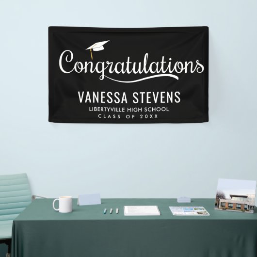 Gefeliciteerd Afstuderen Afstuderen Spandoek (Beurs)