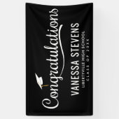 Gefeliciteerd Afstuderen Afstuderen Spandoek (Verticaal)