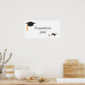 Gefeliciteerd Afstuderen Banner Posters (Keuken)