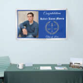 Gefeliciteerd Afstuderen Banner, Schalen van Gerec Spandoek (Beurs)