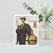 Gefeliciteerd Afstuderen Briefkaart (Staand voorkant)