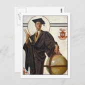 Gefeliciteerd Afstuderen Briefkaart (Voorkant / Achterkant)