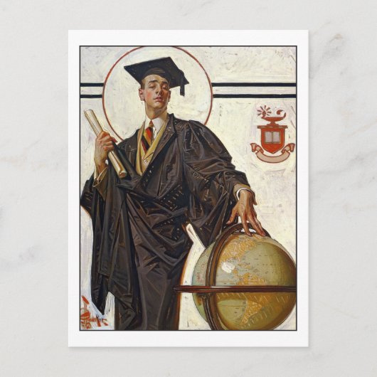 Gefeliciteerd Afstuderen Briefkaart (Voorkant)