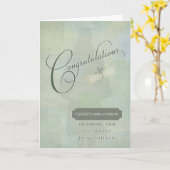 Gefeliciteerd Afstuderen BS Degree Nutrition Kaart (Gele Bloem)