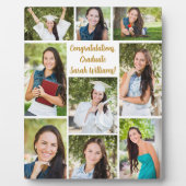 Gefeliciteerd Afstuderen collage foto Fotoplaat (Voorkant)