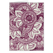 Gefeliciteerd Afstuderen Damask Indian Mandala Dan (Voorkant)