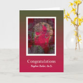 Gefeliciteerd Afstuderen Doctor in de audiovisuele Kaart (Gele Bloem)