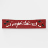 Gefeliciteerd Afstuderen / Eventuele kantine Spandoek (Horizontaal)