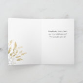 Gefeliciteerd Afstuderen Foliage Afstuderen Foto Kaart (Binnen)