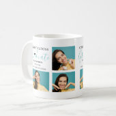 Gefeliciteerd Afstuderen Foto Collage Koffiemok (Voorkant links)