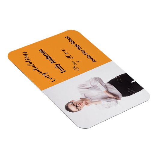 Gefeliciteerd Afstuderen Fotojaar School Magneet (Rechterzijde)