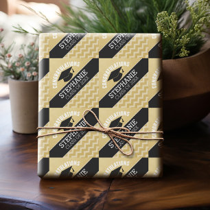 Gefeliciteerd Afstuderen - Gepersonaliseerd Afstud Cadeaupapier