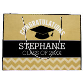 Gefeliciteerd Afstuderen - Gepersonaliseerd Afstud Large Cadeautasje (Achterkant)
