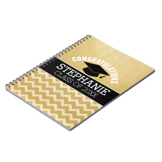 Gefeliciteerd Afstuderen - Gepersonaliseerd Afstud Notitieboek (Linkerzijde)