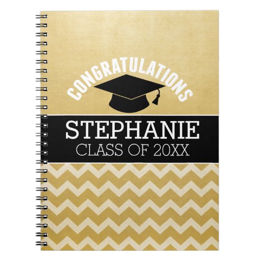 Gefeliciteerd Afstuderen - Gepersonaliseerd Afstud Notitieboek (Voorkant)