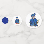 Gefeliciteerd Afstuderen jongen Afstuderen Pet Gow Confetti (Voorkanten)