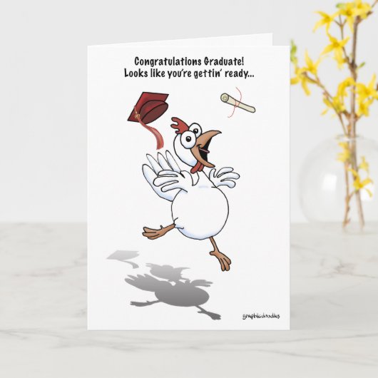 Gefeliciteerd Afstuderen! Kaart (Gele Bloem)