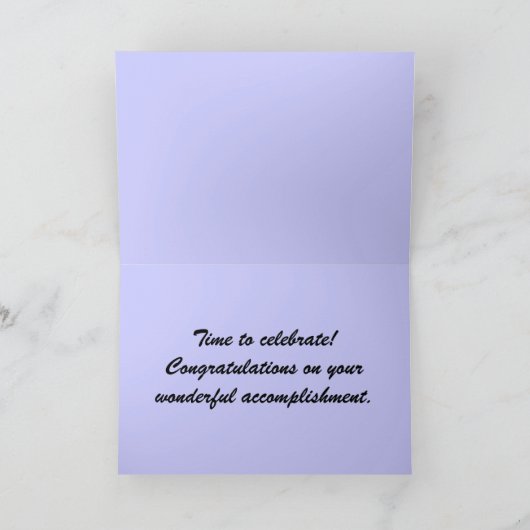 GEFELICITEERD AFSTUDEREN KAART (Binnen)