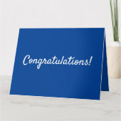 Gefeliciteerd afstuderen kaart (Voorkant)