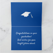 Gefeliciteerd afstuderen kaart (Binnen)