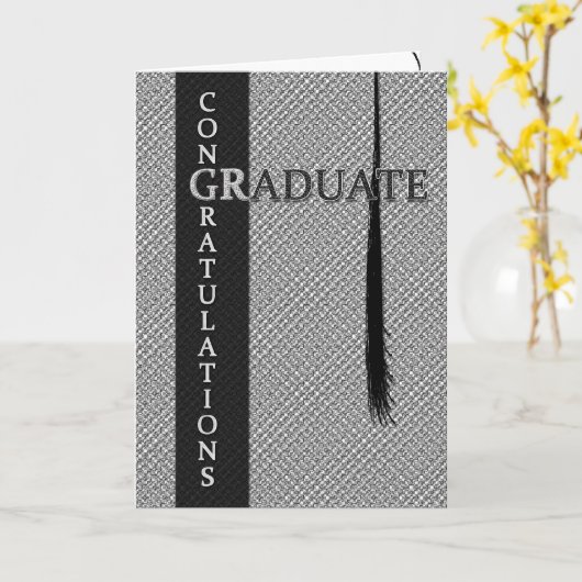 Gefeliciteerd Afstuderen Kaart (Gele Bloem)