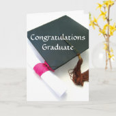 Gefeliciteerd Afstuderen Kaart (Gele Bloem)