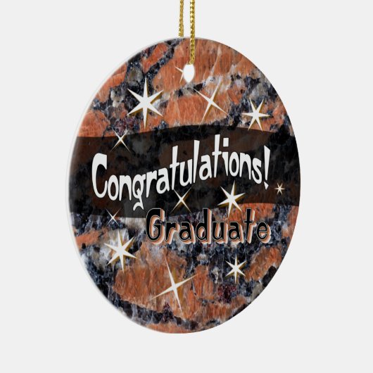 Gefeliciteerd Afstuderen Kepomwille Ornament (Rechts)