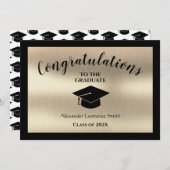 Gefeliciteerd Afstuderen Klasse van 2021 Aankondiging (Voorkant / Achterkant)