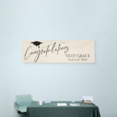 Gefeliciteerd Afstuderen Klasse van Cream Spandoek (Beurs)