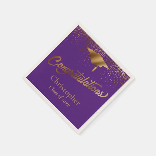 Gefeliciteerd Afstuderen, Klasse van Goud & Paarse Servet (Hoek)