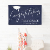 Gefeliciteerd, Afstuderen klasse White op marine Spandoek (Insitu)