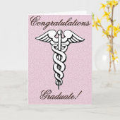 Gefeliciteerd, Afstuderen, medisch gebied Kaart (Gele Bloem)
