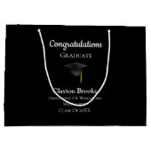 Gefeliciteerd Afstuderen met Pet Groot Cadeauzakje (Achterkant)