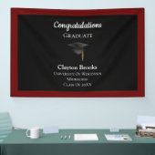 Gefeliciteerd Afstuderen met Pet Spandoek (Beurs)