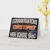 Gefeliciteerd Afstuderen middelbare school Kaart (Gele Bloem)