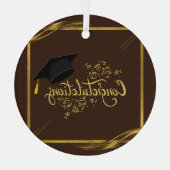 Gefeliciteerd Afstuderen Ornament (Achterkant)