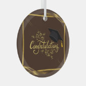 Gefeliciteerd Afstuderen Ornament (Voorkant Rechts)