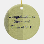 Gefeliciteerd Afstuderen Ornament (Achterkant)