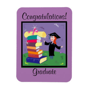 Gefeliciteerd Afstuderen! Party Favor Magneten