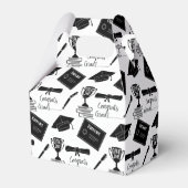 Gefeliciteerd Afstuderen Pet en Diploma Collage Bedankdoosjes (Voorkant Zijde)