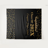 Gefeliciteerd Afstuderen Photo Booth Achtergrond Wandkleed (Voorkant (horizontaal))
